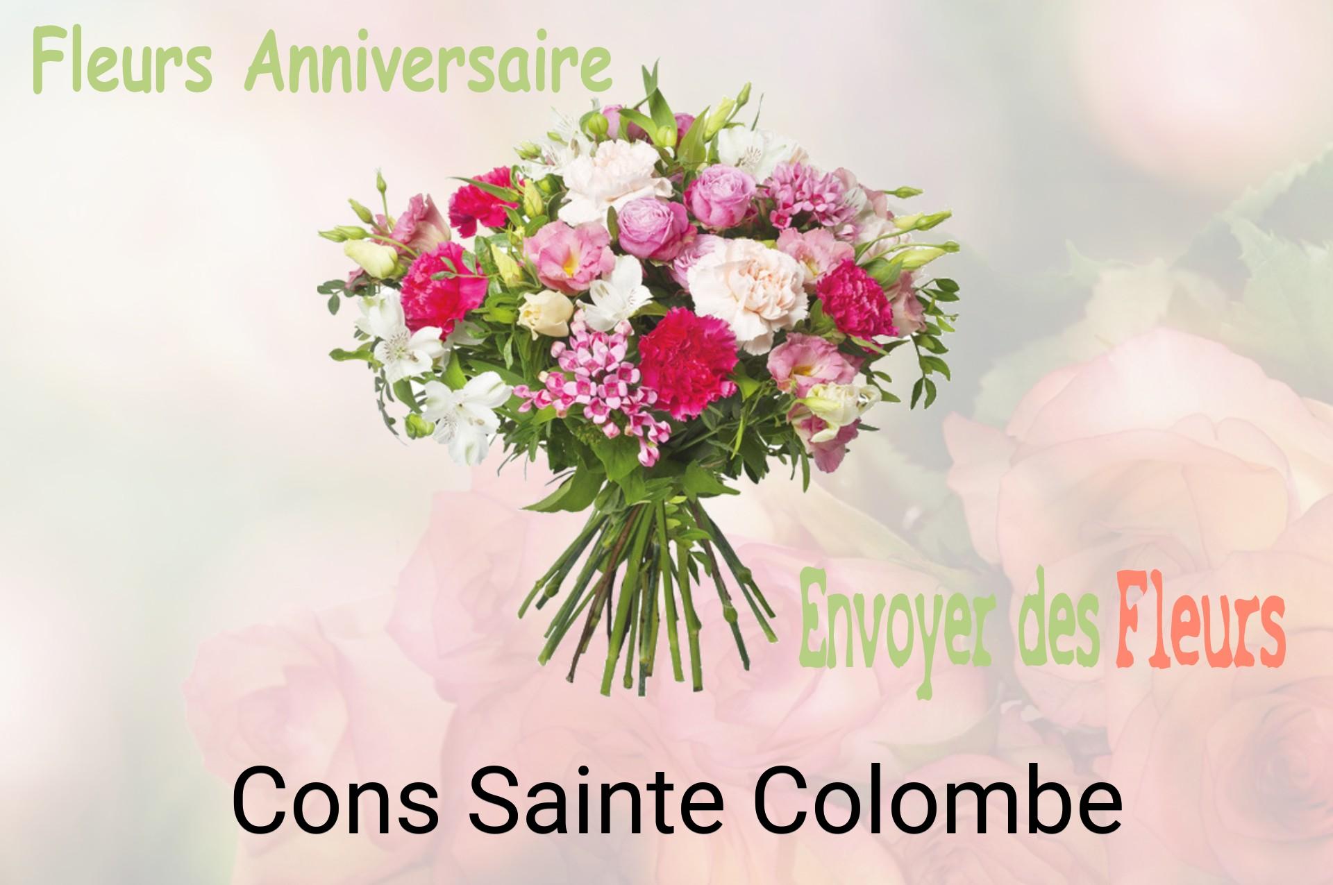 Bouquet de fleurs d’anniversaire livré à Cons-Sainte-Colombe